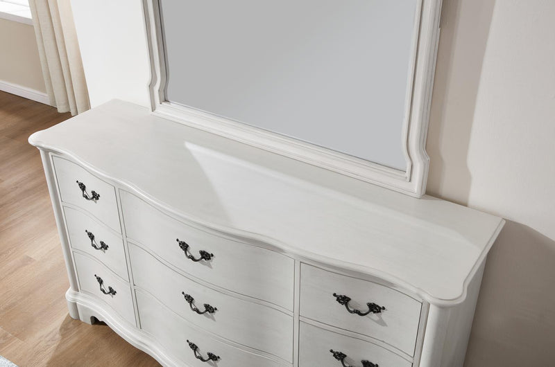 Queen Bed Frame - Dresser - Mirror - Chest - Nightstand