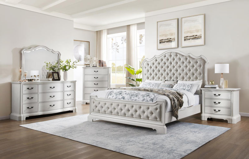 Queen Bed Frame - Dresser - Mirror - Chest - Nightstand