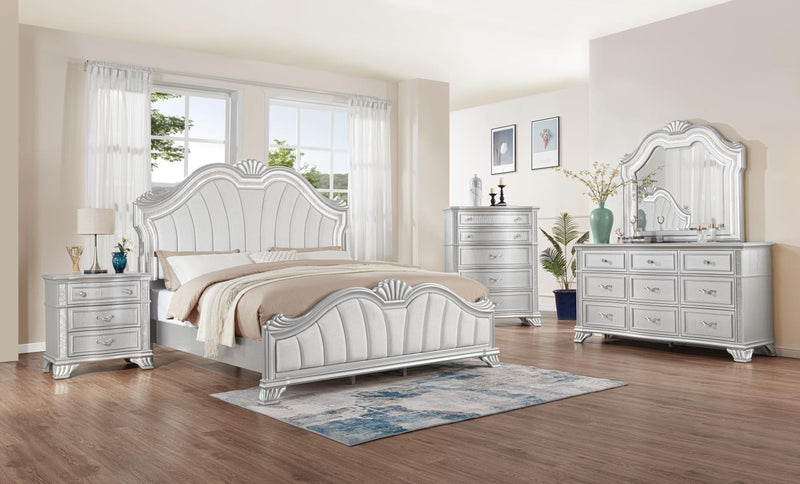 King Bed-Dresser-Mirror