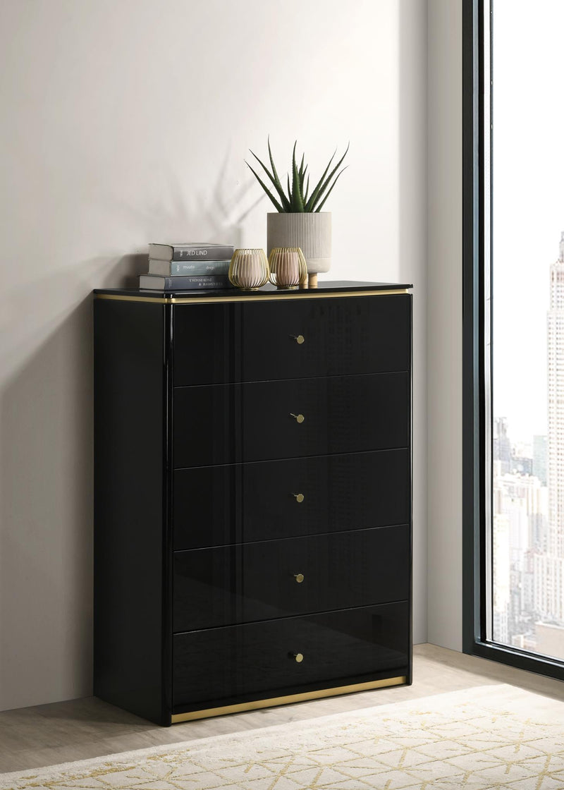 Queen Bed Frame - Dresser - Mirror - Chest - Nightstand