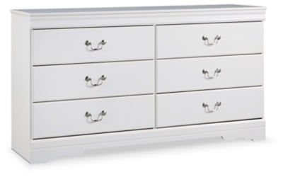 Ashley Furniture Anarasia Dresser with sleek wood finish and multiple drawers for stylish bedroom storage.