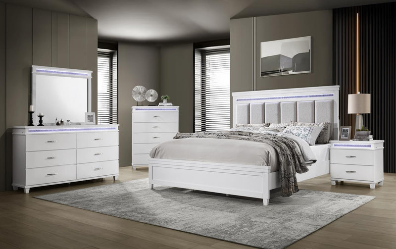 King Bed Frame - Dresser - Mirror - Chest - Nightstand