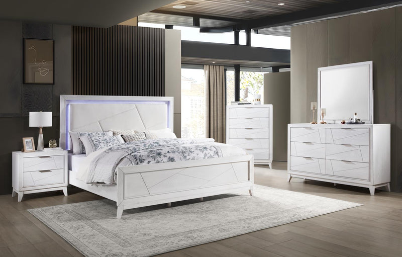 King Bed Frame - Dresser - Mirror - Chest - Nightstand