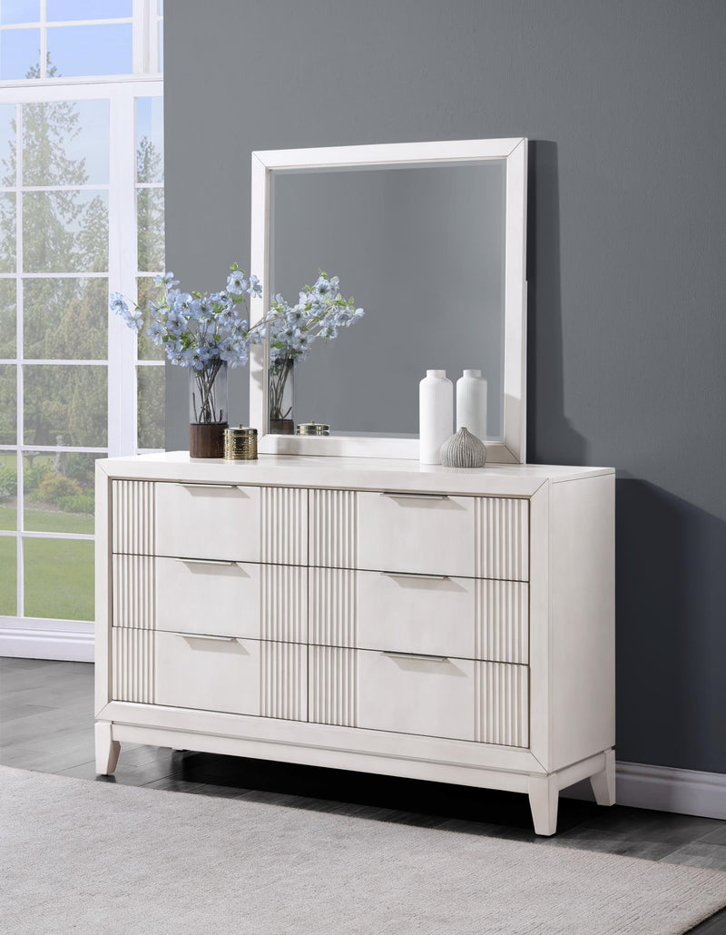 B252 Beige Dresser