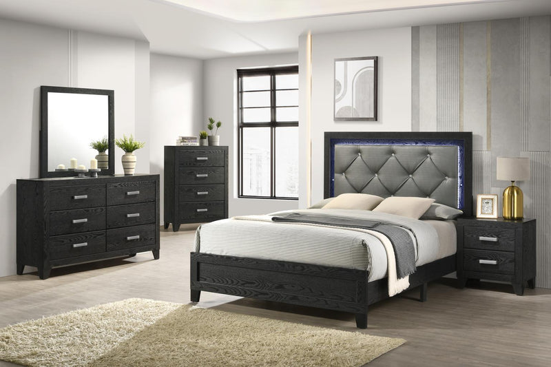 Queen Bed Frame - Dresser - Mirror - Chest - Nightstand