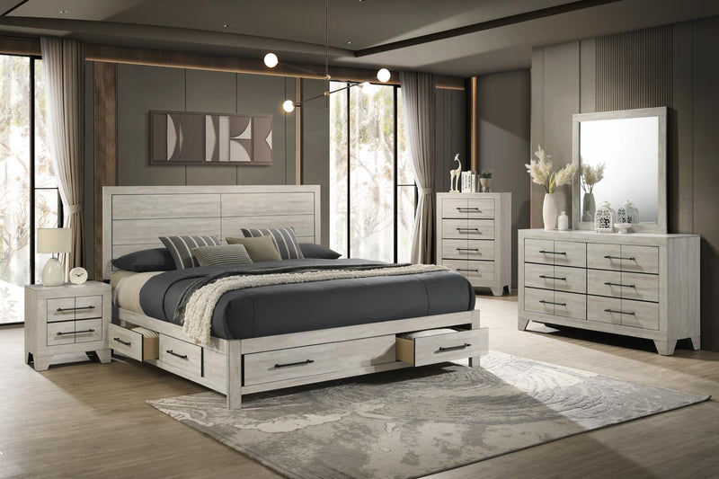 King Bed Frame - Dresser - Mirror - Chest - Nightstand