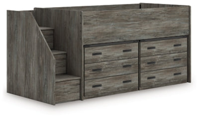 Frandern Loft Bed with Drawer Storage