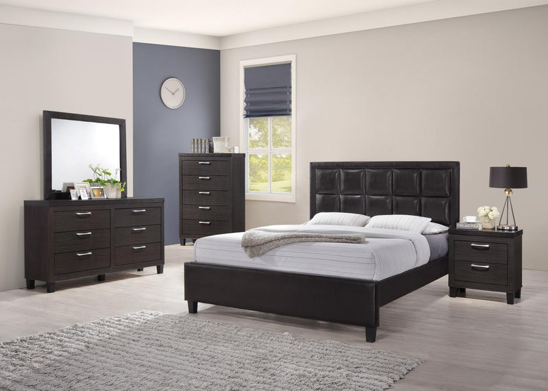 B510 Bed-Dresser-Mirror