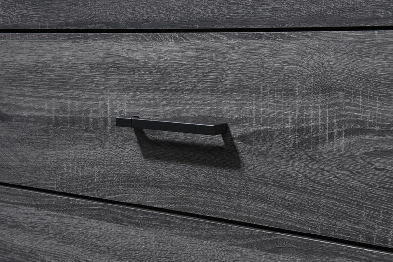 B517 Dark Gray Bed