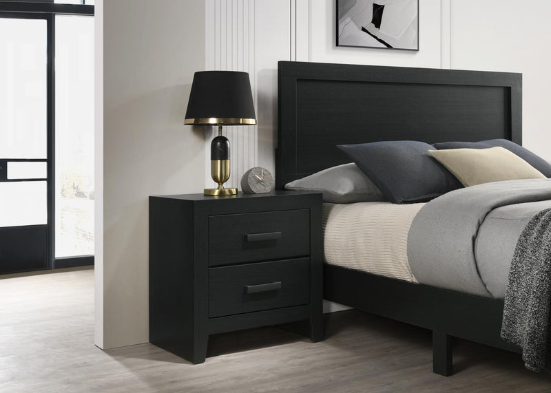 B525 Black Night Stand