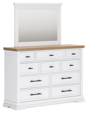 Ashley Furniture Ashbryn bedroom set including a bed, nightstands, and dresser in a modern bedroom design.