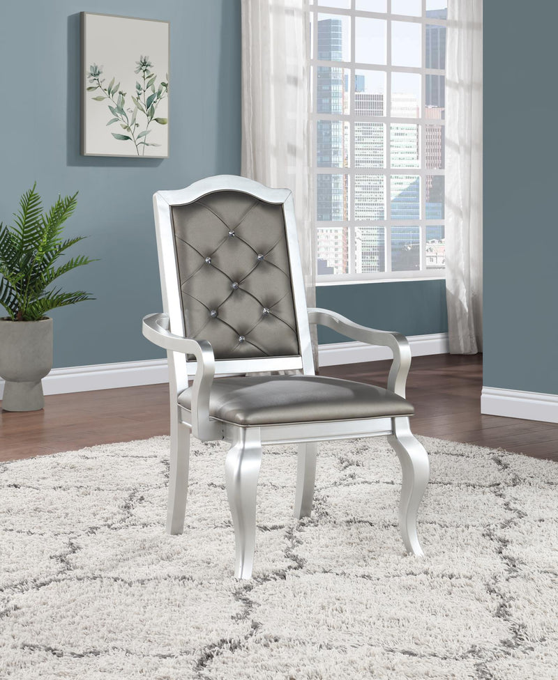 D109 Dining Table-4 Side Chairs-2 Arm Chairs