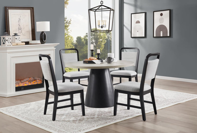 Dining Table & 4 Side Chairs