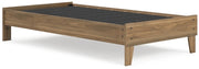 Ashley Furniture Deanlow bed with a sleek modern design, featuring a sturdy frame and stylish finish, shown from an angled view.