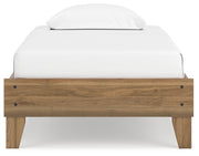 Ashley Furniture Deanlow bed with a sleek headboard and modern design, shown in a stylish bedroom setting.