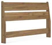 Ashley Furniture Deanlow Bed in a sleek, modern design shown from an angled view with a sturdy frame and stylish headboard.