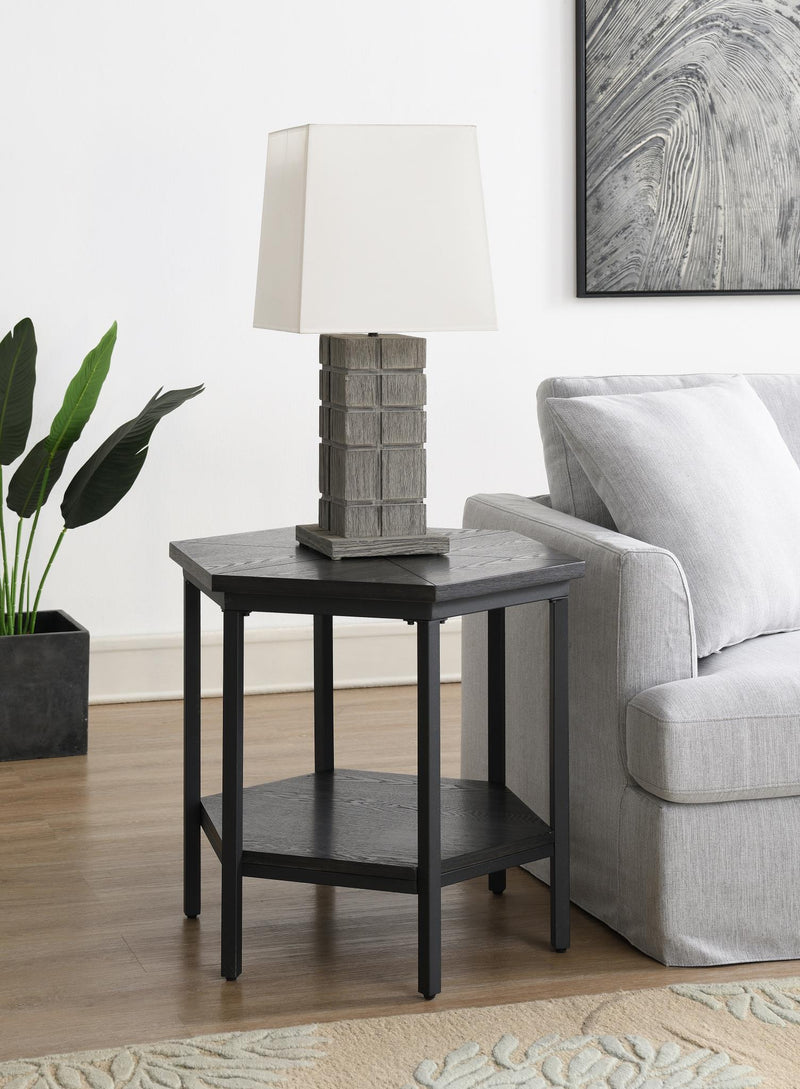 T103 Gray End Table