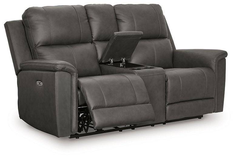 Bleckley Power Reclining Loveseat with Console