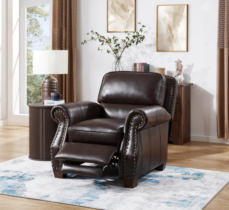 U212 Brown Pu Recliner Chair