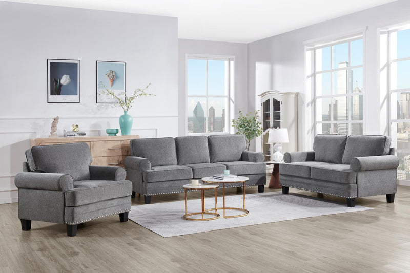 Gray Loveseat