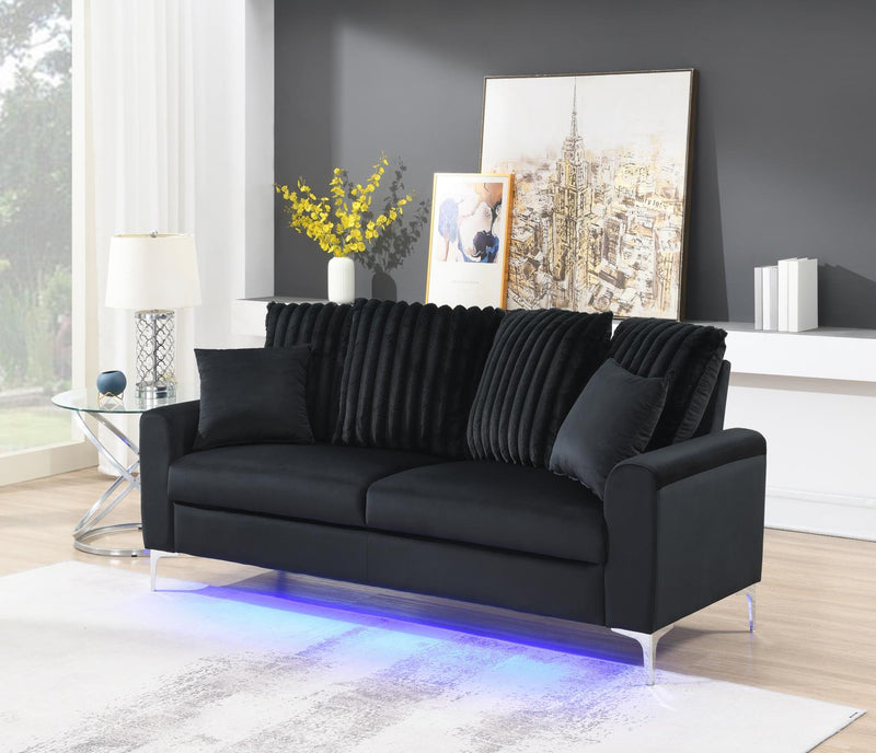 Black Led Chair
