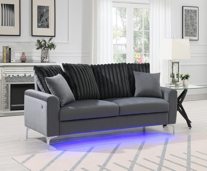 Gray Led Chair