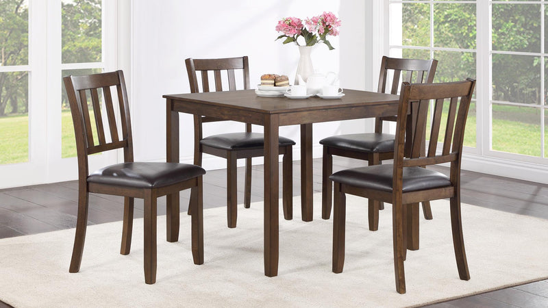 Samantha DINING TABLE W/ 4 CHAIRS - D231-5