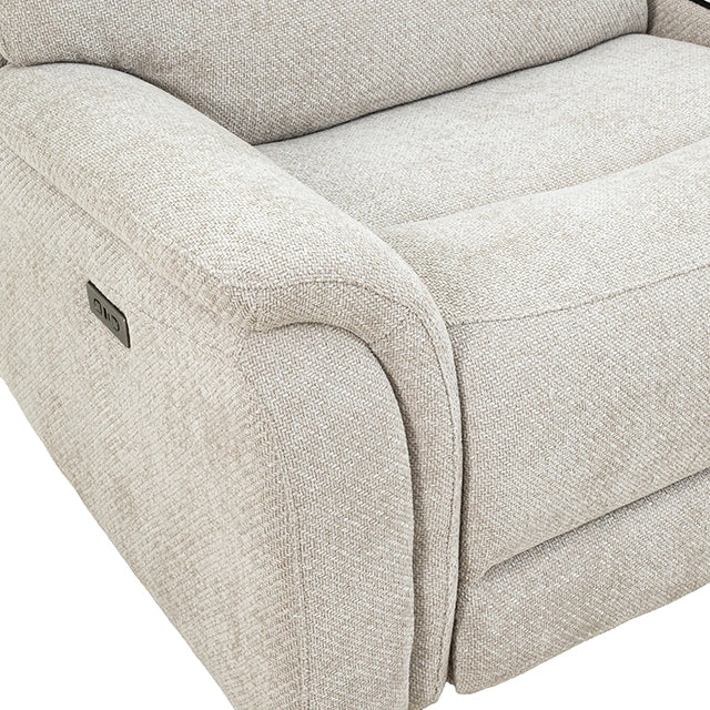 Mattheus Power Sectional with Cooler + 3 Recliners