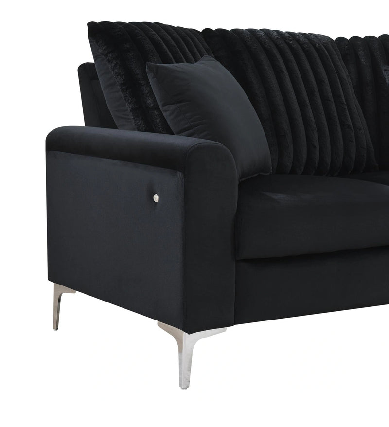Black Led Chair