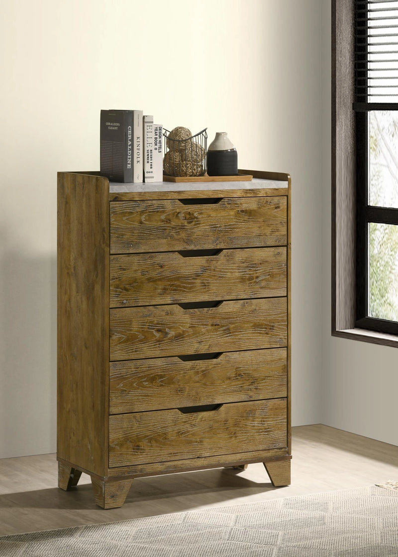 Light Aspen Oak Mirror