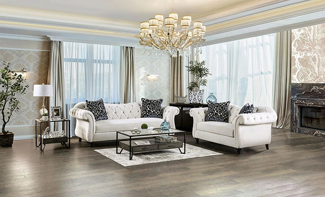 ANTOINEТTE sofa by FOA East with plush cushions and elegant upholstered design