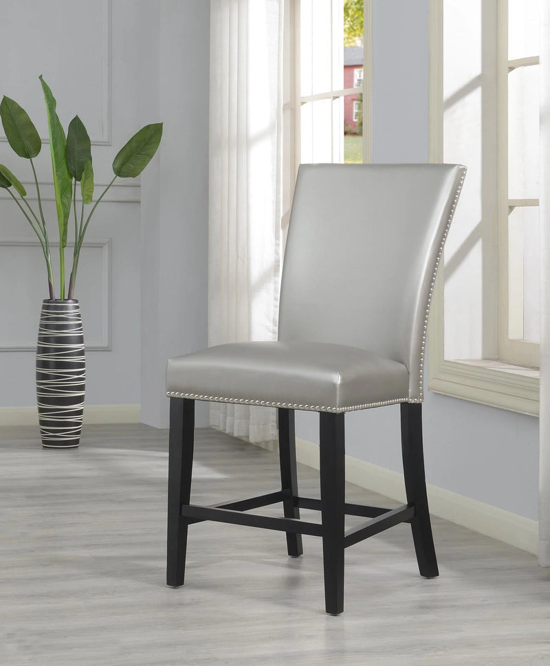 Gray Velvet Counter Chair (Price Per Chair/Moq 2)