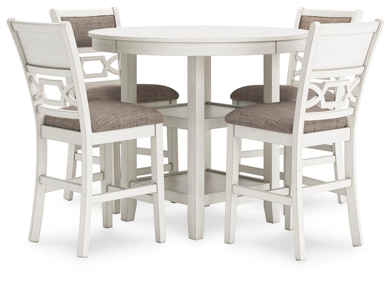 Erinberg Counter Height Dining Table and 4 Barstools (Set of 5)