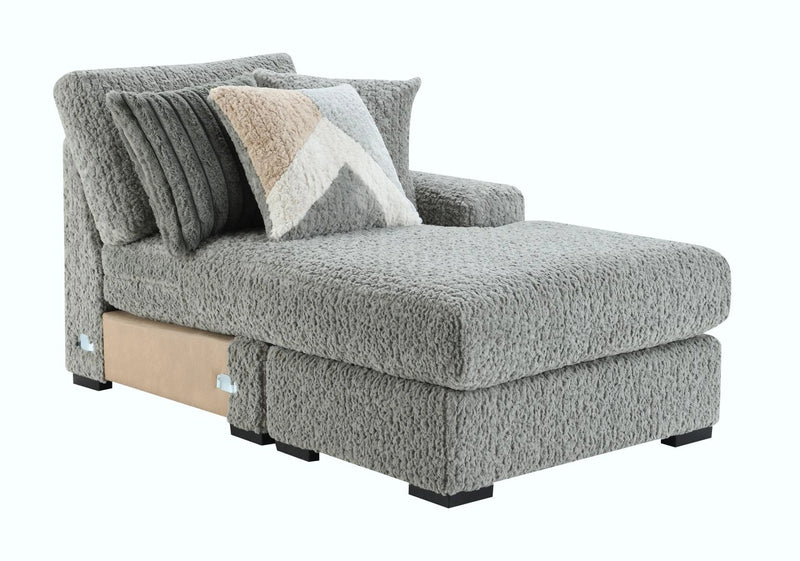 Gray Corduroy Console