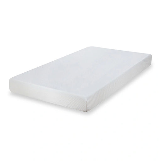 FOA East 8-inch Twin Extra Long Artemisia memory foam mattress in white cover