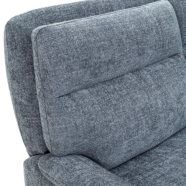 Mattheus Power Sectional with Console + 3 Recliners
