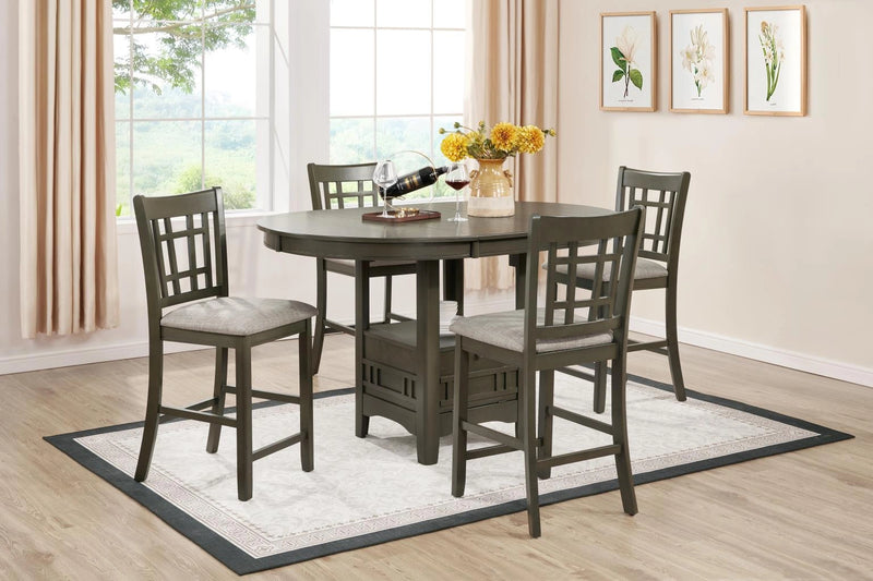 Gray Counter Height Chairs (2/Box) Priced As Each