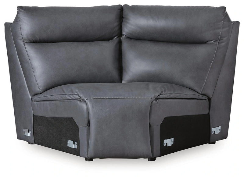 ModZ Power Reclining Sectional with Audio Console