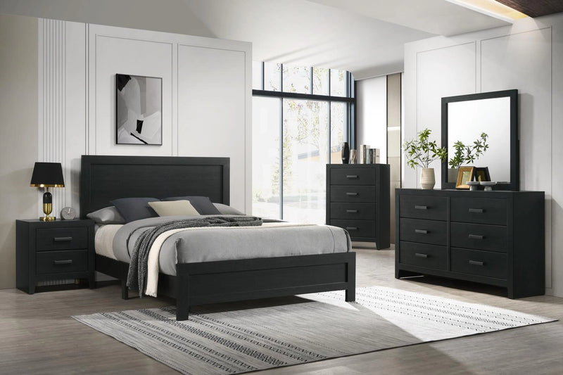 B525 Bed Frame-Dresser-Mirror-Chest-Nightstand