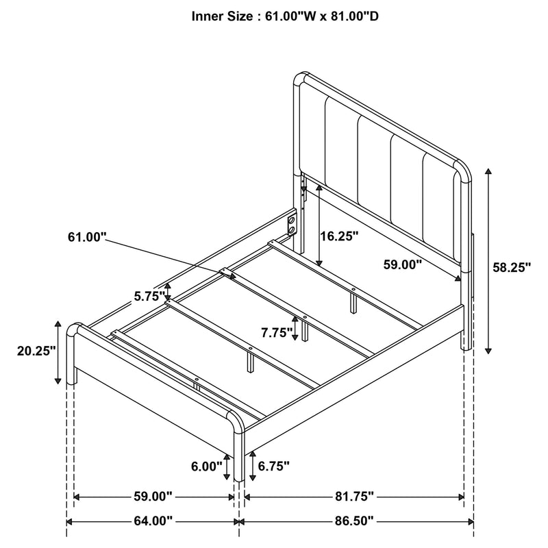 Amsbury Panel Bed