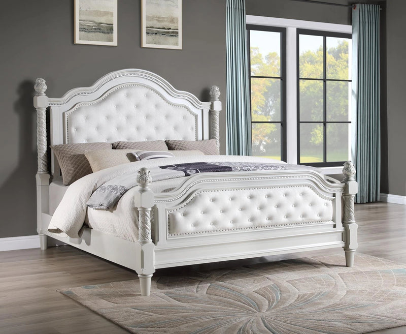 Silver Queen Bed