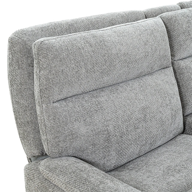 Mattheus Power Sectional with Cooler + 3 Recliners