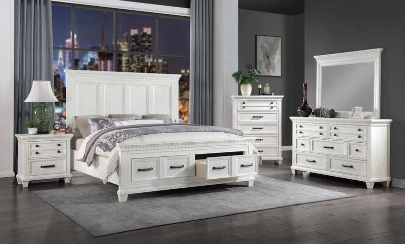 B078 Bed Frame-Dresser-Mirror-Chest-Nightstand