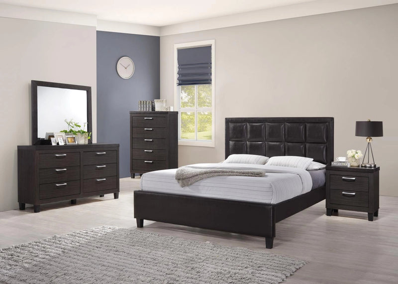 B510 Bed-Dresser-Mirror