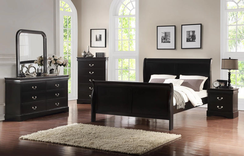 Full Bed-Dresser-Mirror