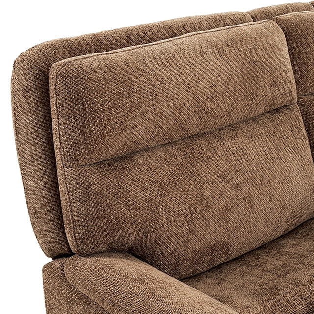 Mattheus Power Sectional with Console + 2 Recliners