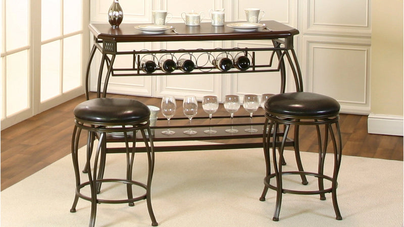 Blossom BAR UNIT & 2 STOOLS - D901