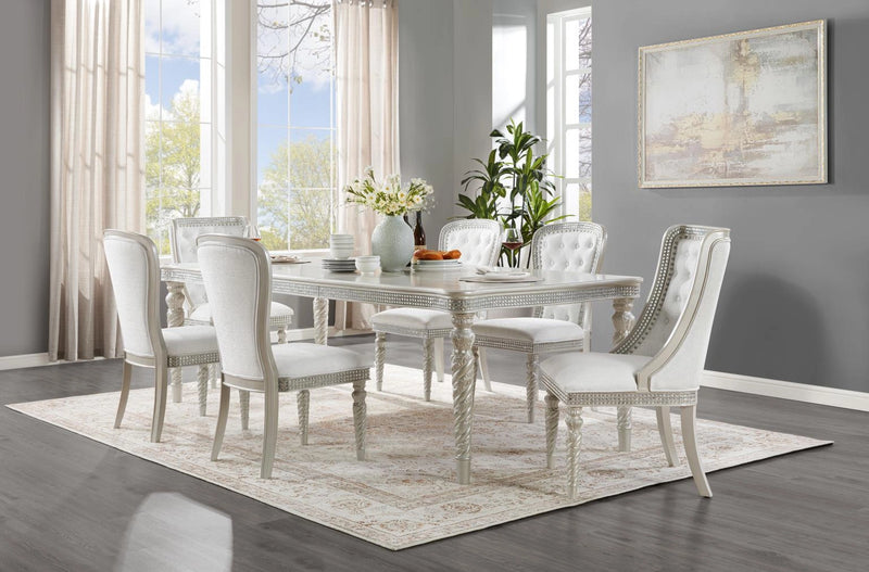 Silver Dining Table