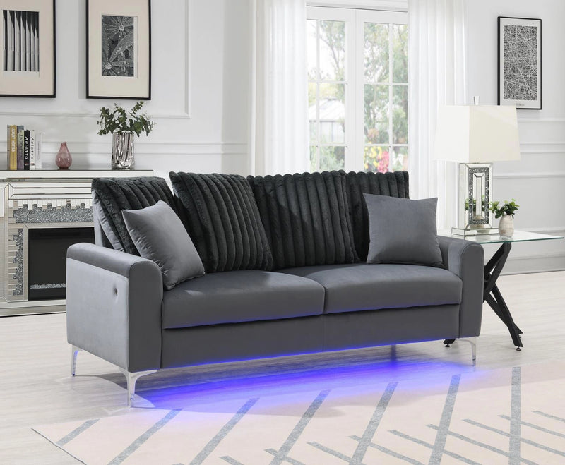 Gray Led Chair