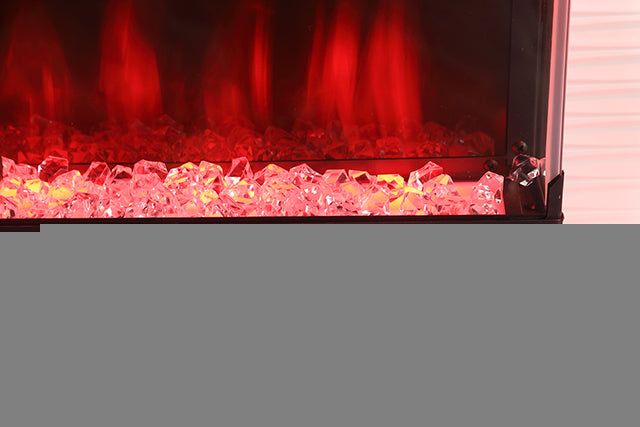Peseux 71" TV Stand w/ Electric Fire Place